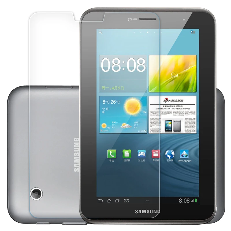 For Samsung Galaxy Tab 2 7.0 tempered glass screen protector GT-P3100 P3110 P3100 high clear film guard | Компьютеры и офис