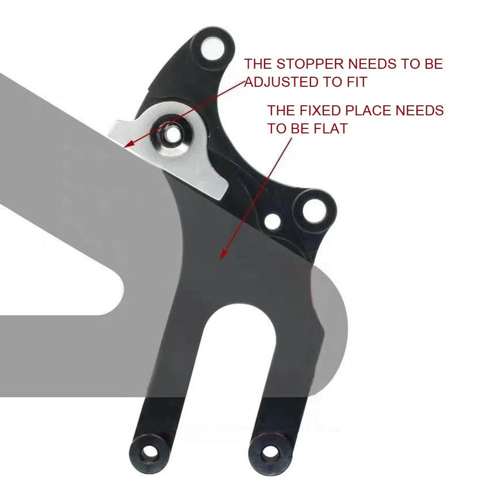 

Cycling Replacement Universal Mountain Bike Easy Install Outdoor Road City Durable Front Fork Converter Base Disc Brake Adapter