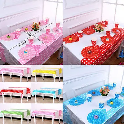 US большая прямоугольная пластиковая Настольная Крышка Банкетная скатерть