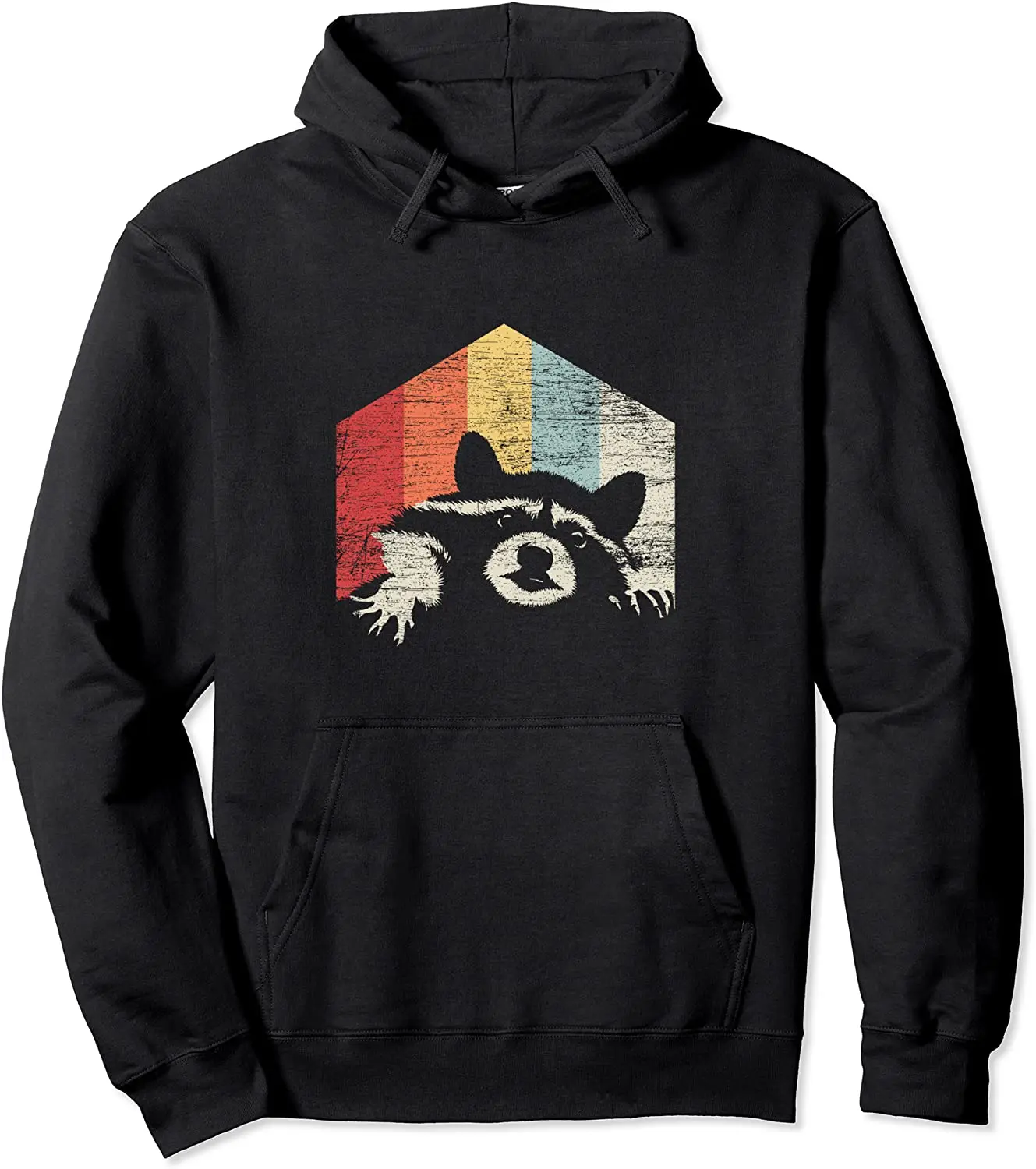 

100% Cotton Retro Raccoon Hoodie