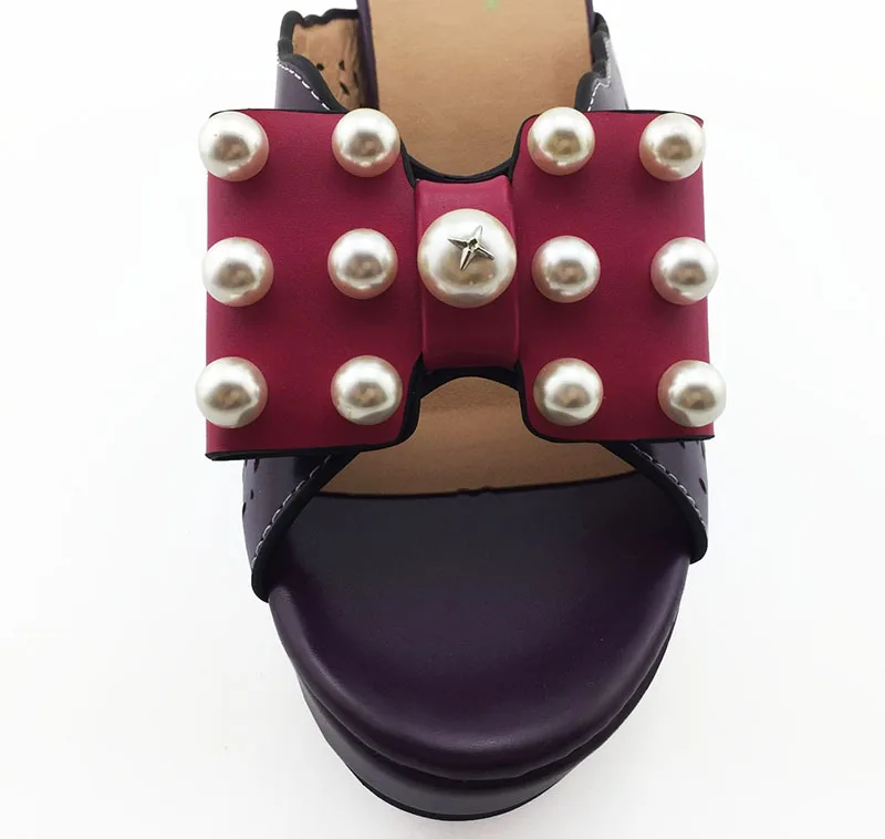 Новое поступление сезон осень комплект из туфель и сумочки синего цвета в