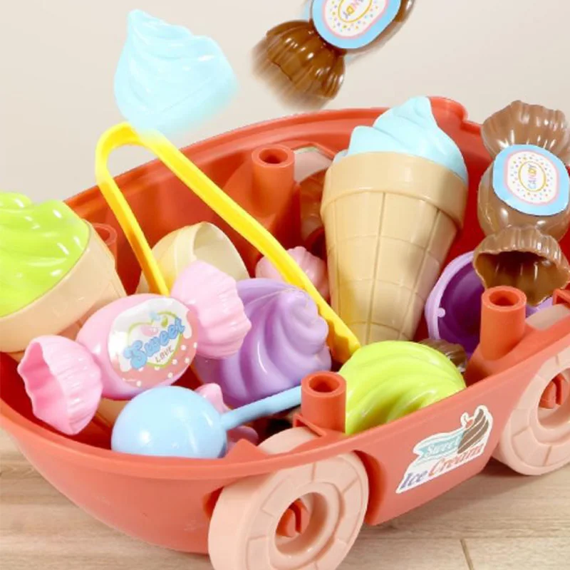 Тележка для сладостей игровой домик набор игрушек детей сделай сам мини-тележка