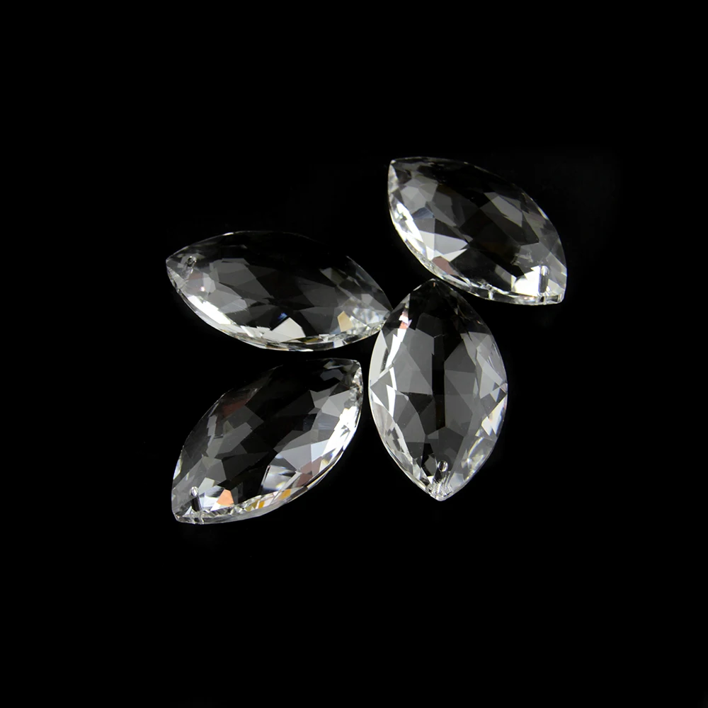 38 мм прозрачные 30 штук конский глаз аксессуары для люстры хрустальные капли