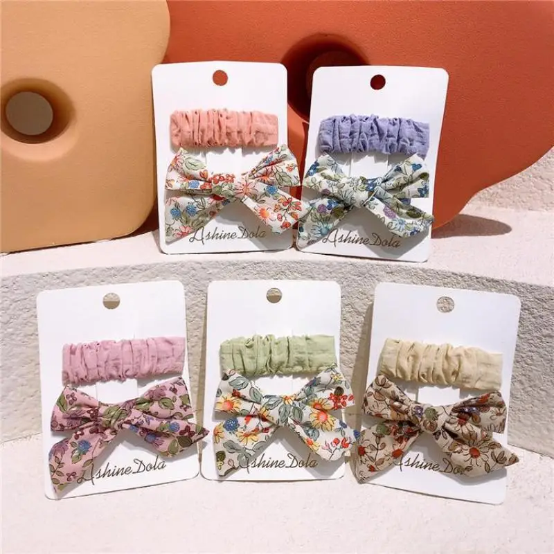 

Floral Print Hair Clips For Girls Hair Accessories Children Hair Pins Butterfly Hair Wear Barrettes Bnb Clip Headdress Headwear