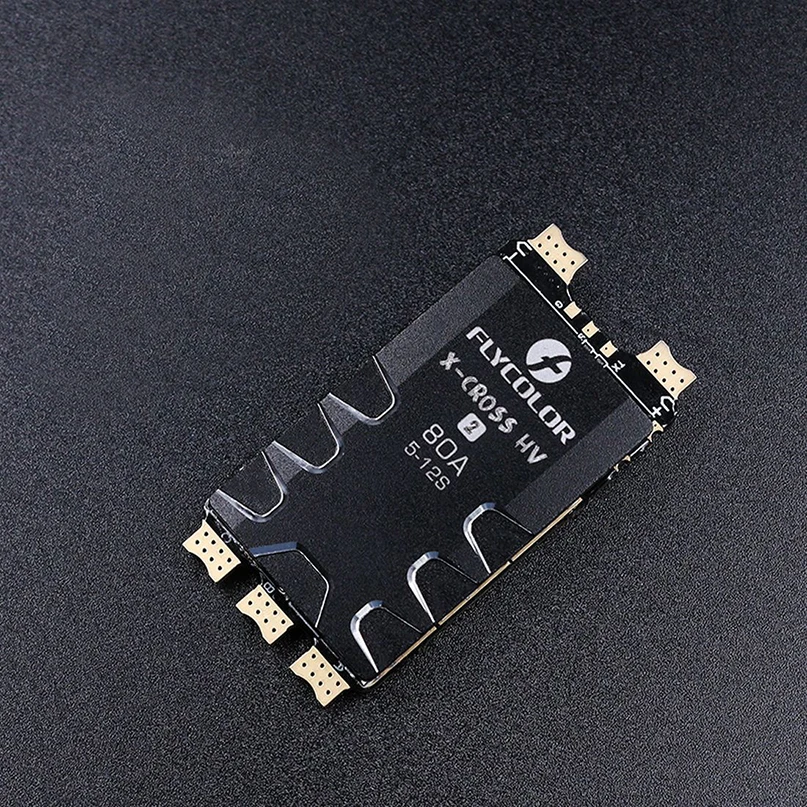 Flycolor X Cross HV2 80A Blheli_32 5 12S DSHOT1200 бесщеточный ESC для DIY FPV Racer Drone RC модели игрушек