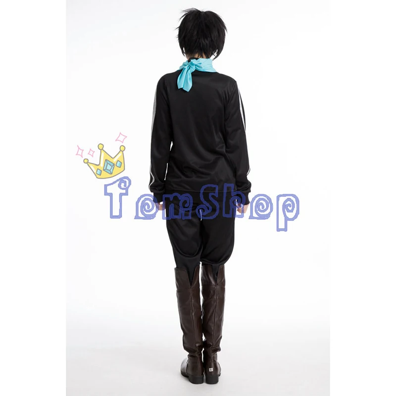 Горячая аниме Noragami Yato косплей костюм куртка костюм Спортивная одежда весь комплект (пальто + брюки + шарф) Бесплатная доставка (art.: 642a5e27) - 642a5e27