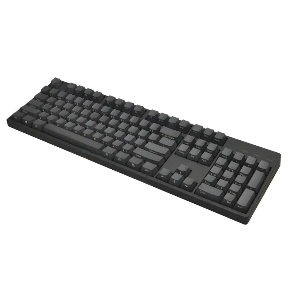 61 87 104 108 набор черных клавиш с боковой печатью pbt для filco ikbc ducky gh60 cherry mx