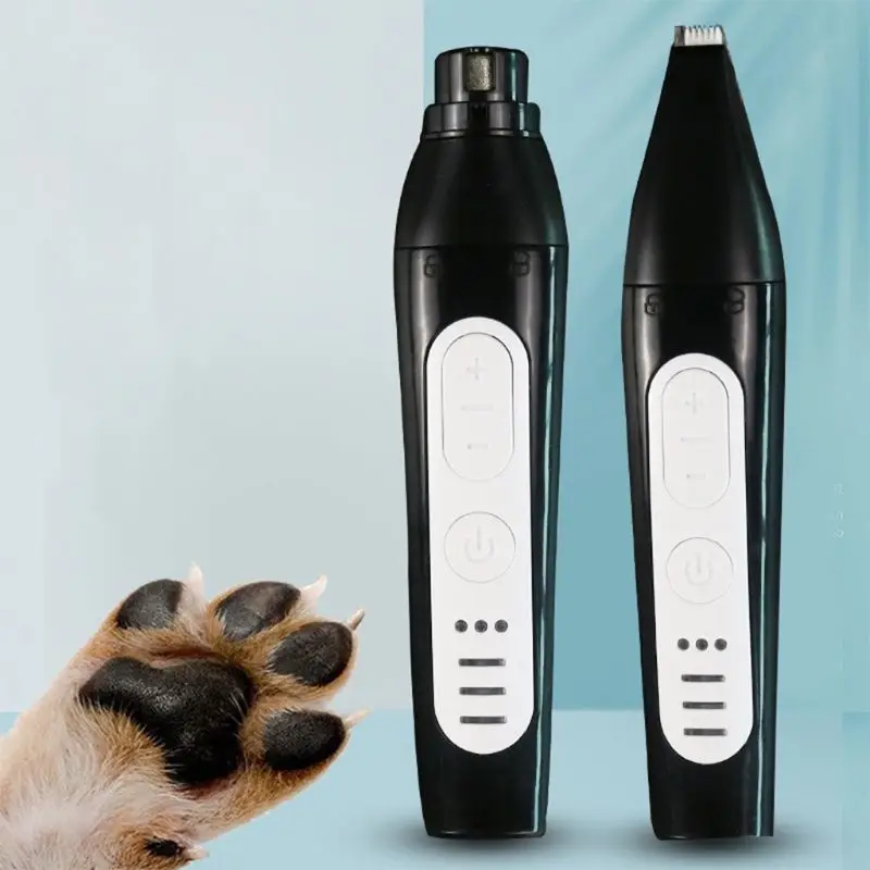 

Машинка для стрижки кошачьих лап, 2 в 1, USB-зарядка, низкий уровень шума