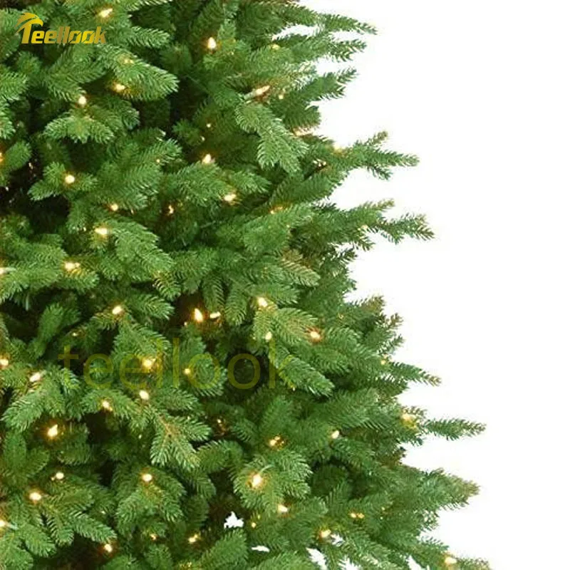 Новогодняя Рождественская елка с листьями Teellook 1 2 м/3 0 м со светодиодными