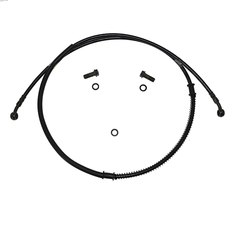 

Motorcycle Dirt Bike Braided Brake Hose Line Steel Brake Cable Hydraulic Banjo Pipe 600mm-2000mm For Motorcycle Universal Racing