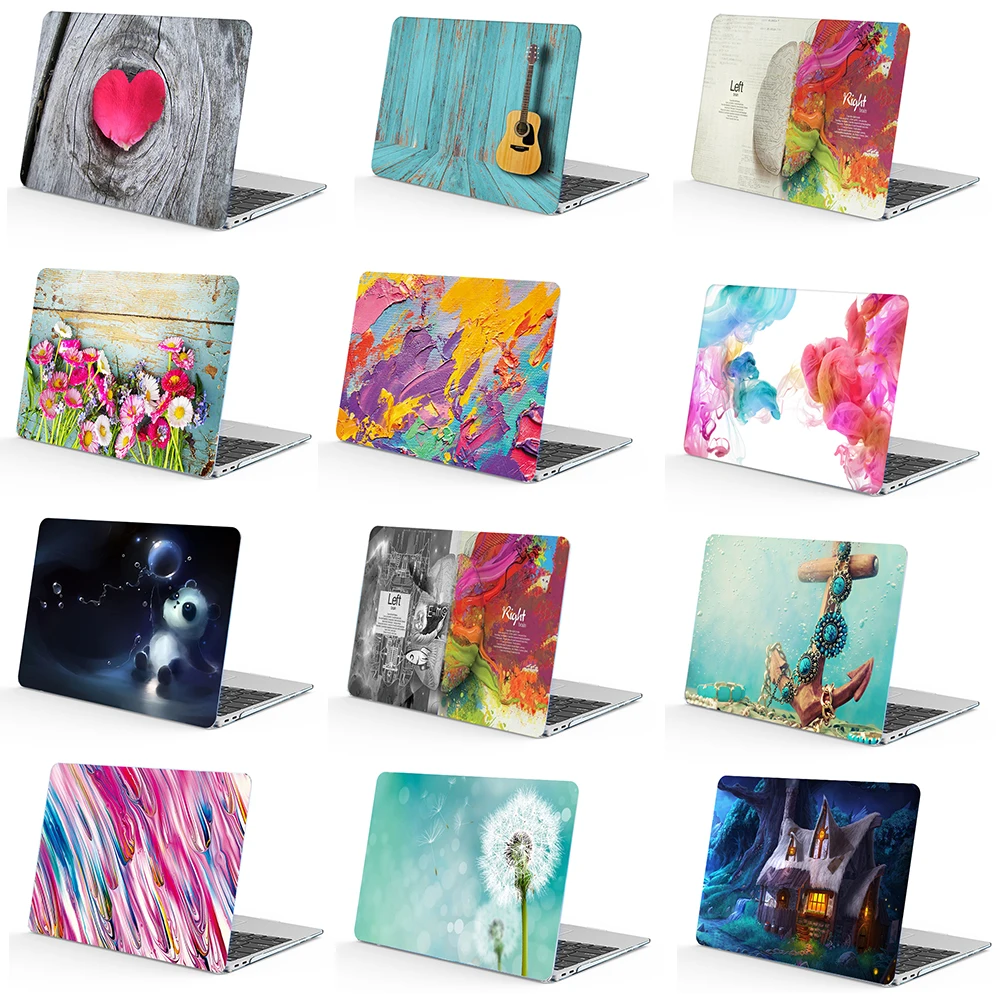 Твердый Чехол для ноутбука Apple macbook Air Pro Retina 11 12 13 3 15 чехол Macbook 16 с сенсорной