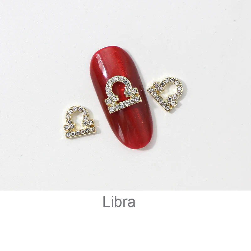 10 шт. астрологические созвездия искусственные ногти 12 звездных знаков (весы Лев