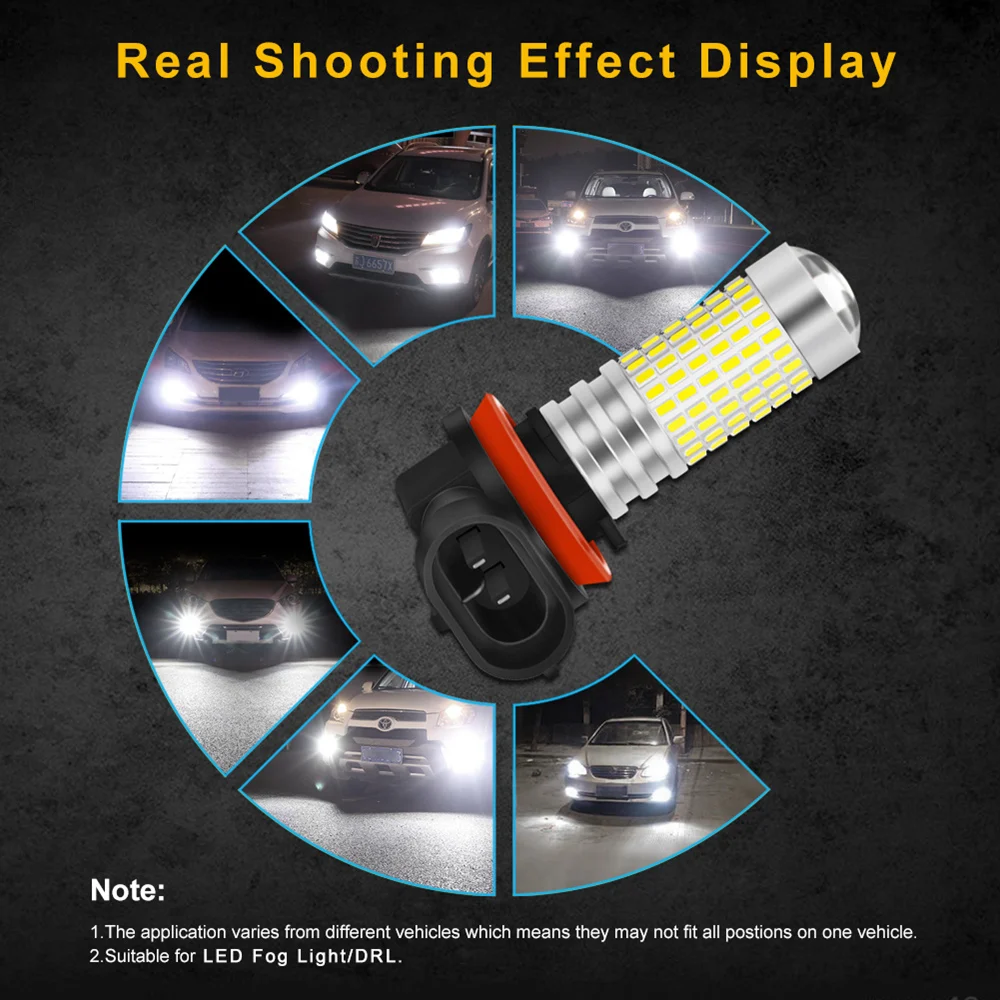 2pcs H8 H9 H11 Led Fog Lights H16 9006 HB4 9005 HB3 PSX24W For Chevrolet Cruze Captiva Aveo Orlando Trax Corsa Car Lamp Bulb | Автомобили