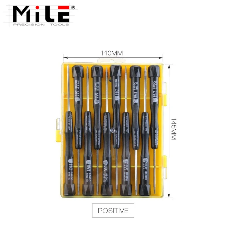 

BST-8800C Набор прецизионных отверток 10 в 1 для Macbook Pro, ноутбука Samsung, инструмент для ремонта мобильных телефонов