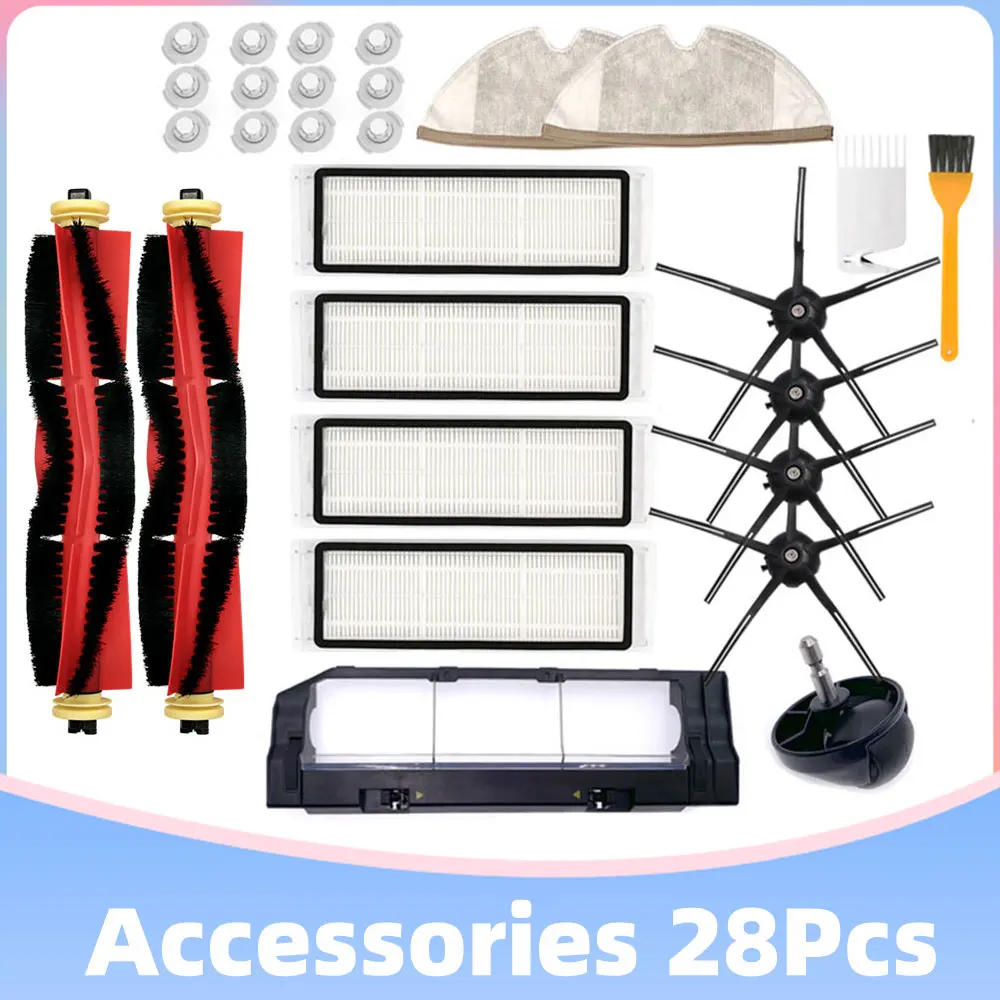 

Main Side Brush HEPA Filter Mop Cloth Replacement for Xiaomi Roborock S5 S50 S51 S60 S65 E35 E25 T4 T6 Robot Vacuum Accessories