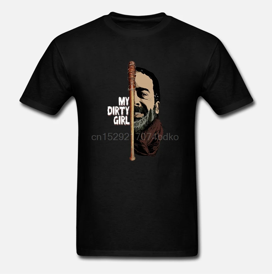 Футболка Negan Look At My Dirty Girl футболка модная с принтом забавная 4xl короткий рукав 100