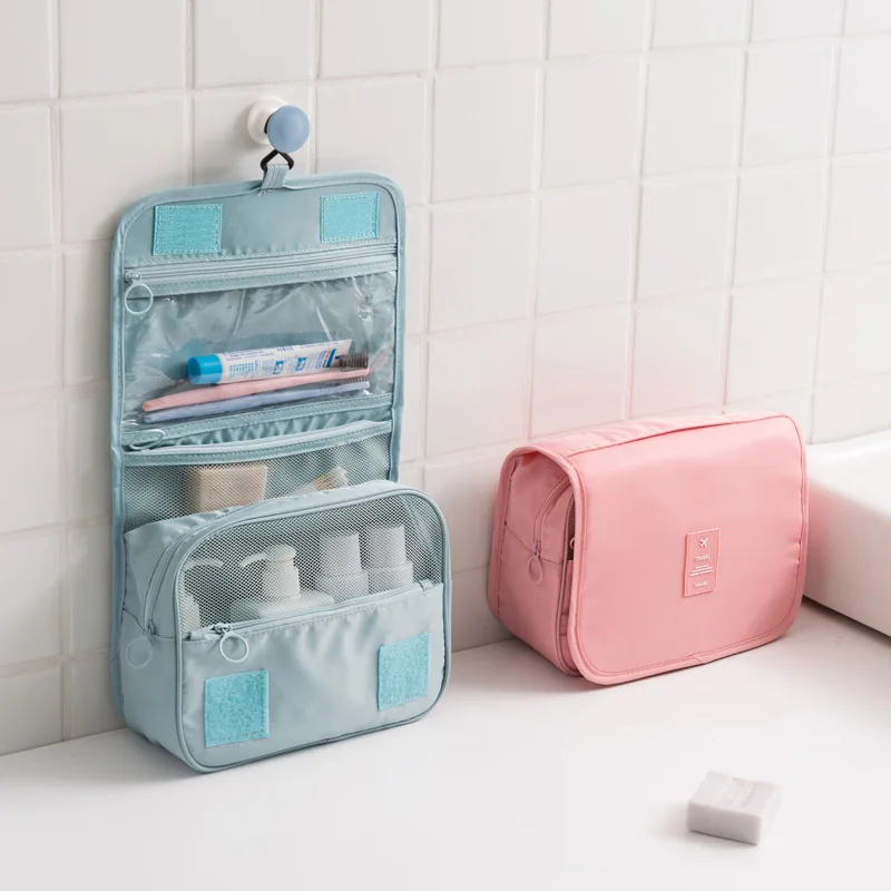 

Portable Women Makeup Bags Travel Bag Organizer Toiletries Organizer Waterproof Storage Hanging Bathroom Large Capacity Wash Bag