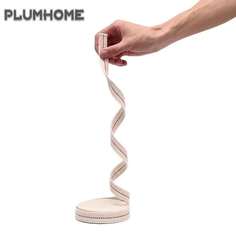 Материал для аксессуаров сделай сам прочный плоский фитиль из хлопка 1 м