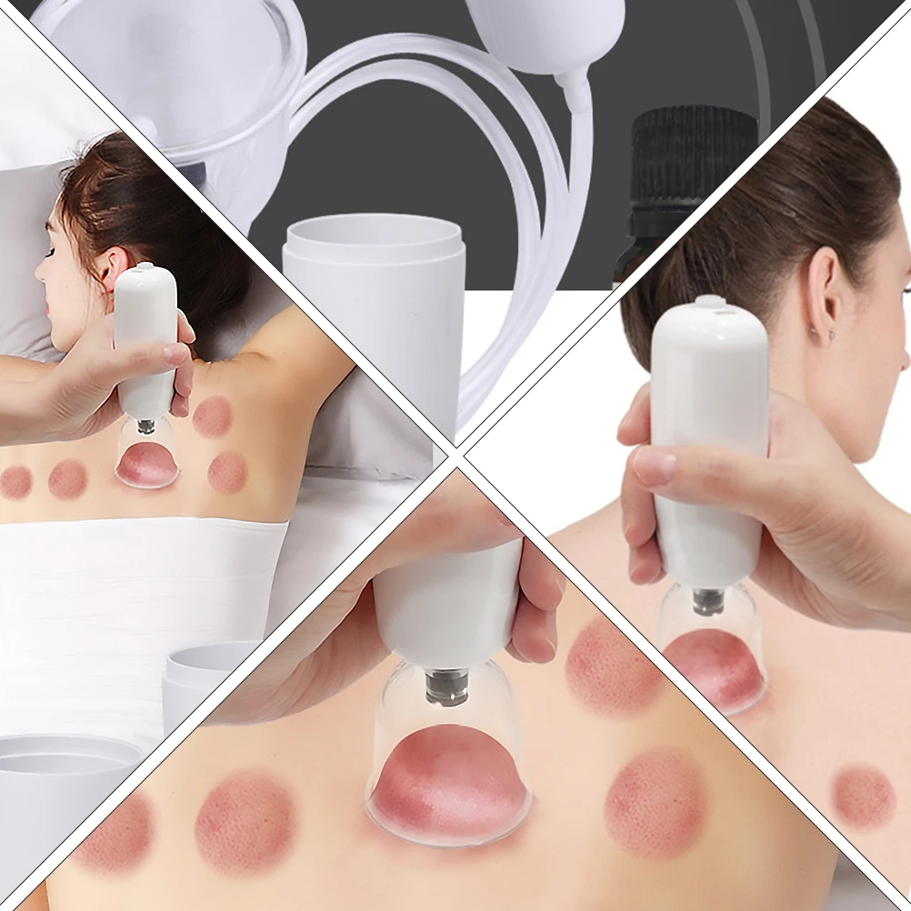 

1 Set Powerful Cupping Therapy Instrument Body Damp Clearing Accessories