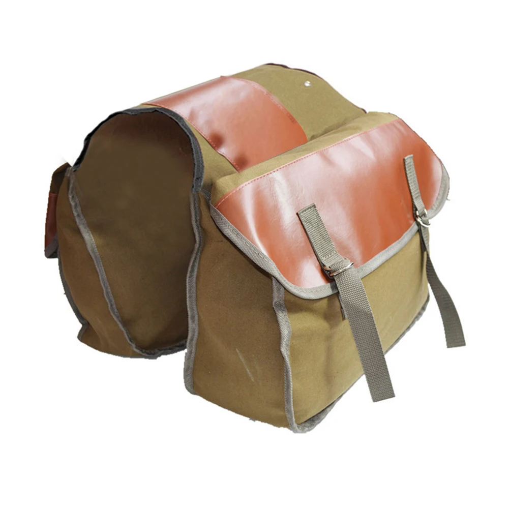 

MTB Bag Pack Bicycle Accessories Motorcycle Mountain Bike Tail Seat Pannier Pack Canvas MTB Bicycle Carrier Bags