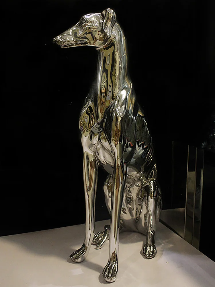 Скульптура собаки в европейском и американском стиле креативное украшение для