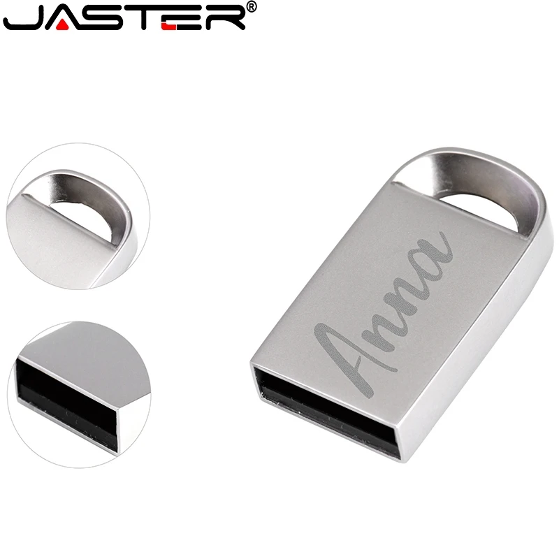 Металлический Мини-флеш-диск USB 2 0 с логотипом на заказ 4G 8G 16G 32GB 64GB 128G