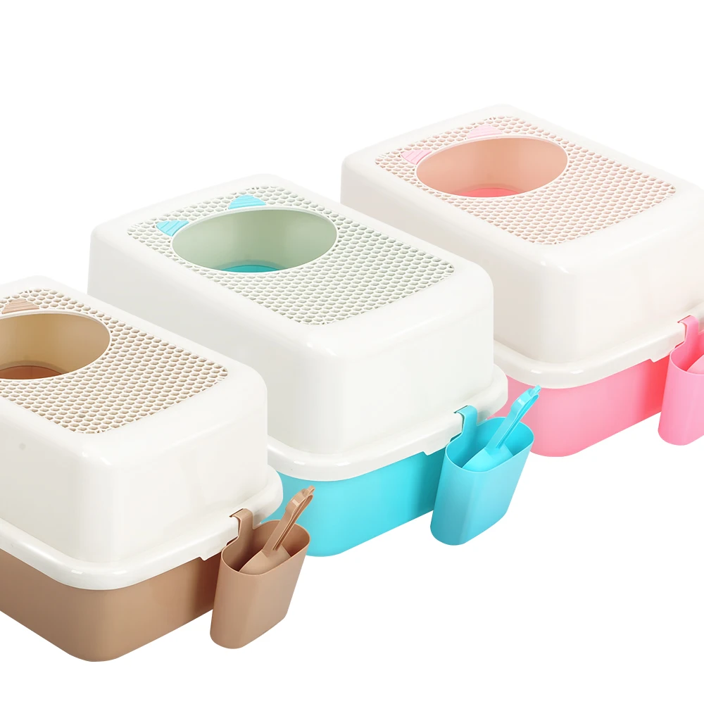 Training Toilet Cat Litter Box Large Closed Wc Kit Portable Bedpan Inodoro Arenero Gato Cerrado Plastic Potty Train EE50MC | Дом и сад