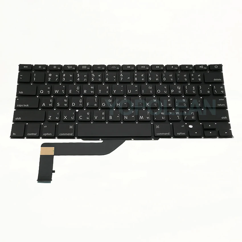 Новая клавиатура A1398 для MacBook Pro Retina 15 дюймов Тайланд раскладка 2012 2015