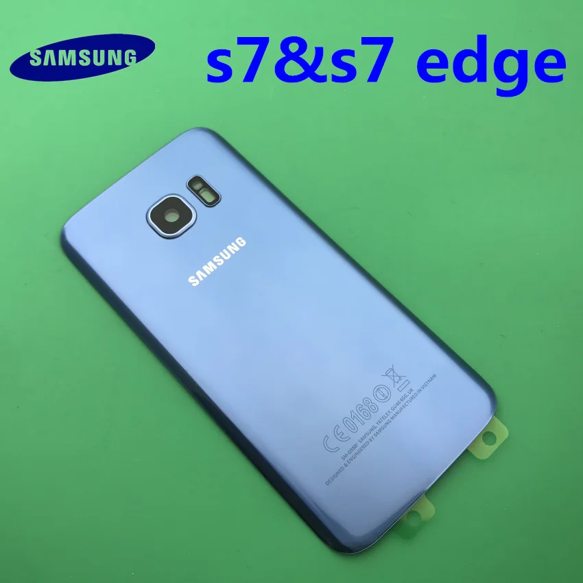 20 шт. samsung Корпус задняя крышка Чехлы для samsung Galaxy S7 G930 G930F S7 edge G935 G935F Телефон задняя батарея Дверь