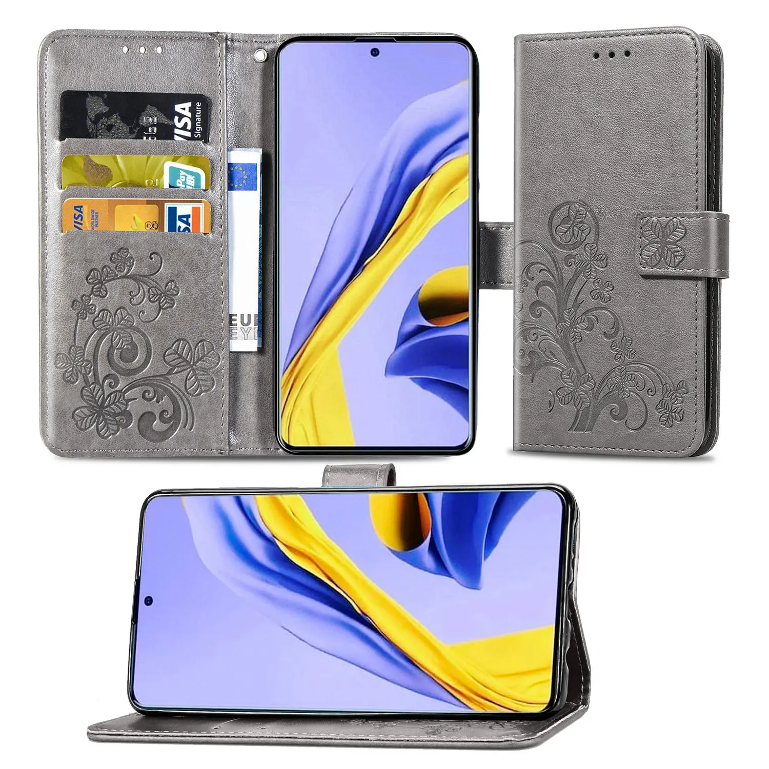 Кожаный чехол для Samsung Galaxy A12 A02s A20e A40 A50 A70 A31 A51 A71 A32 A52 A72 S21 A21s J3 J5 J6 J7 2016 2017 2018 флип