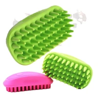 dog shower brush pet hair remover comb puppy bath spa massage brushes pets hair fur grooming rubber massaging cmobs