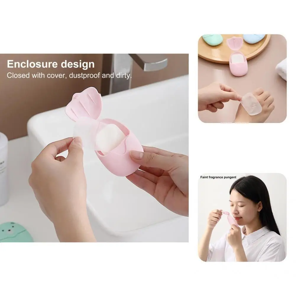 

Cartoon Package Convenient to Use Disposable Safe Paper Soaps for Kids