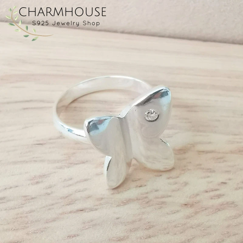 Женское кольцо из серебра 925 пробы с цирконием|Кольца| |