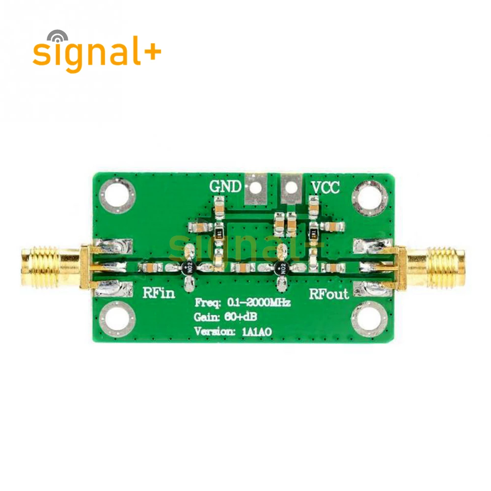 0 1 2000 МГц RF широкополосный малошумящий усилитель LNA 30db 60dB РЧ МШУ ~ 2 ГГц|Датчики| |