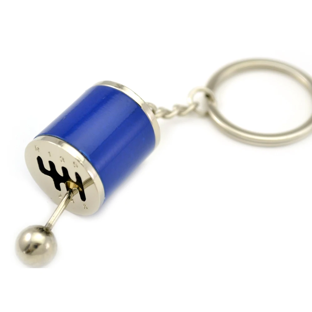 Модный черный брелок для ключей шестискоростная ручка переключения передач