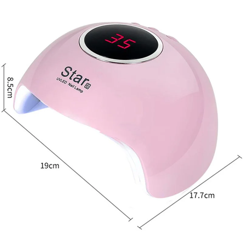 UV Lamp For Manicure LED Nail Dryer Digital display Sun Light Curing All Gel Polish Drying auto sensor nail art tools star7 | Красота и
