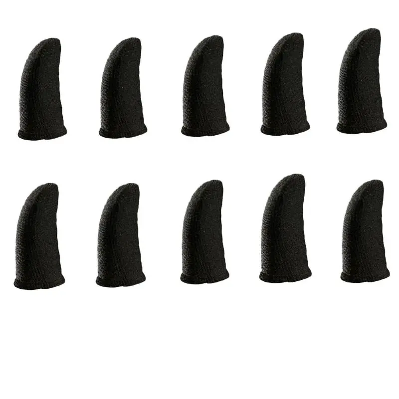 

H052 5Pair Carbon Fiber Finger Sleeve Non-slip Breathable Gaming Gloves for -iPhone