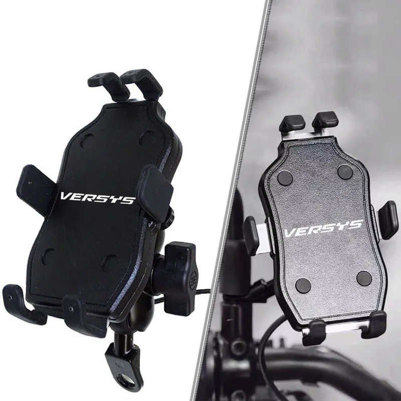 

For KAWASAKI Versys 650 1000 X300 Versys650 Versys1000 Versys-X300 Motorcycle Handlebar Mobile Phone Holder GPS Stand Bracket