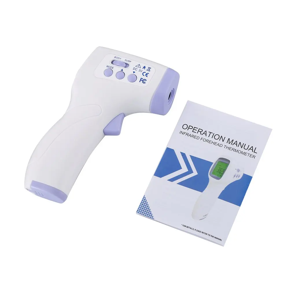 

Non-Contact Body Infrared Forehead Thermometer For Adults And Children With Lcd Display Digital Laser Temperature Tool