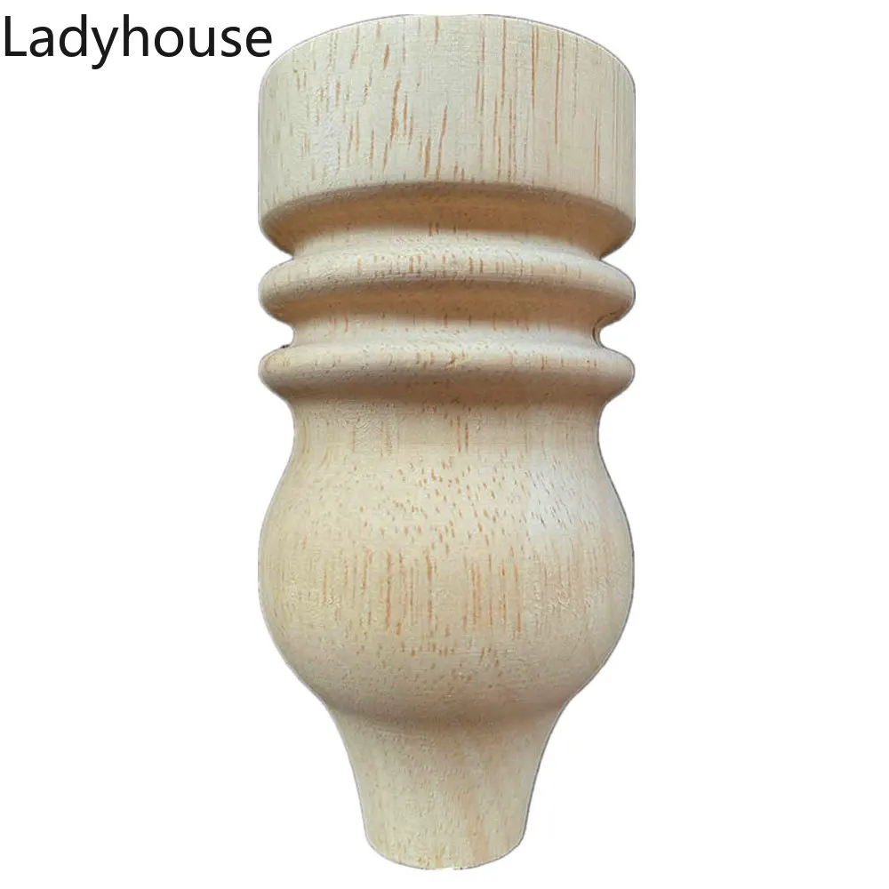 

1PC 12x6cm Furniture Leg European Style Cabinet Legs Wood Carved Table Foot Sofa Feet Table Wooden Chair Legs Furniture Parts