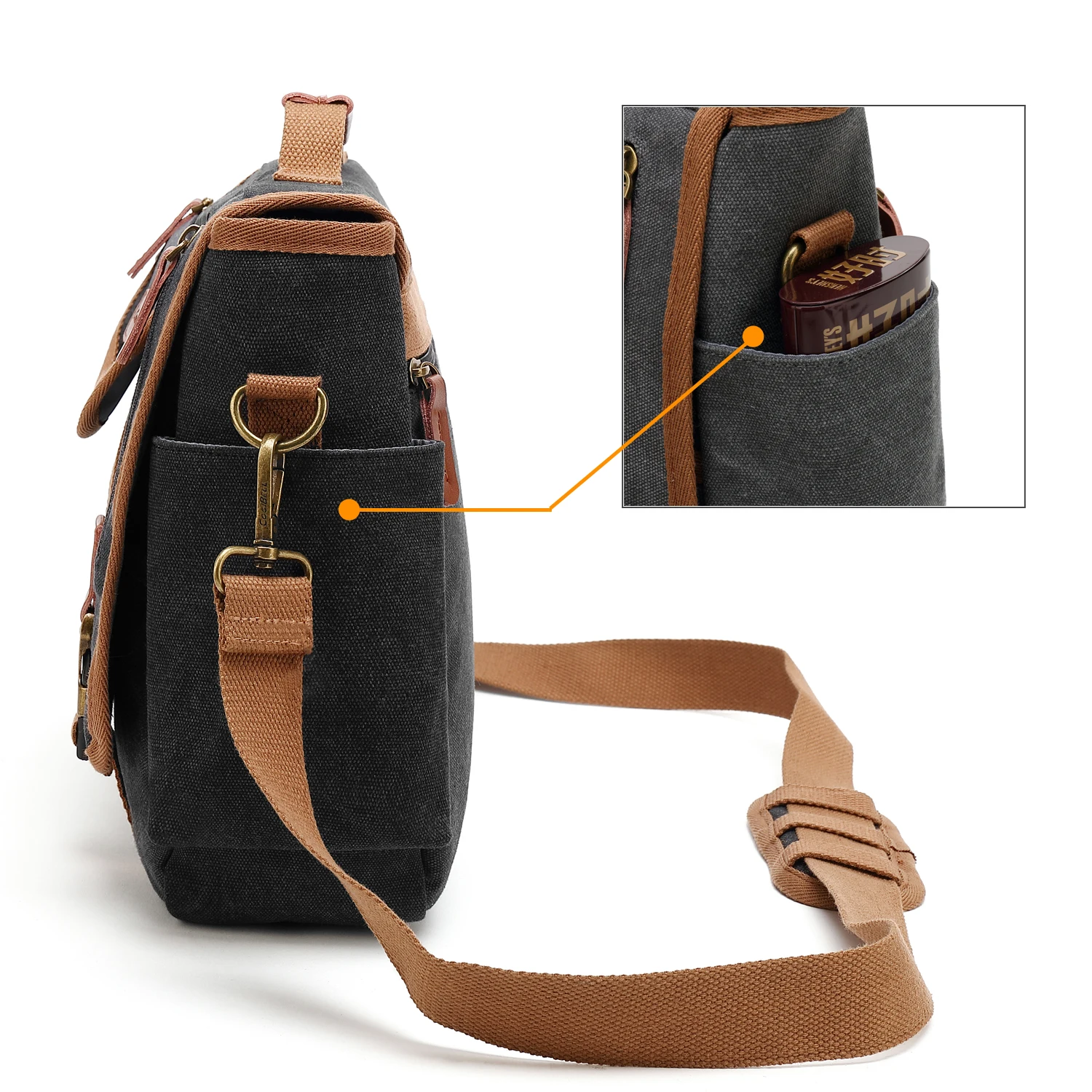 CoolBELL 15.6 Inch Laptop Shoulder Bag Messenger Bag Case Sport Handbag Business Briefcase Multi-Functional Travel Bag for Men