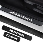 Для Isuzu пантера ASCENDER D-MAX S X авто тюнинг аксессуары 4 шт. порога Анти царапина при наклейки Наклейка-Обложка из углеродного волокна