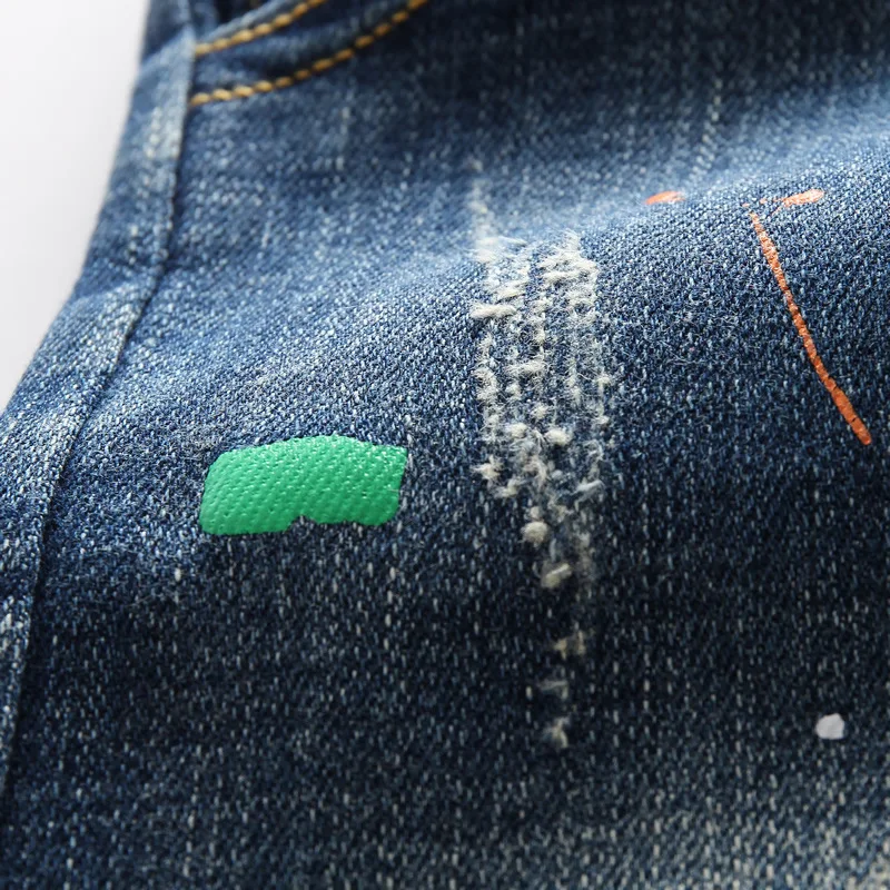 

IENENS 2-7Y Fashion Boys Casual Jeans Trousers Baby Toddler Boy's Denim Pants Kids Children Slim Long Pants Bottoms Clothing