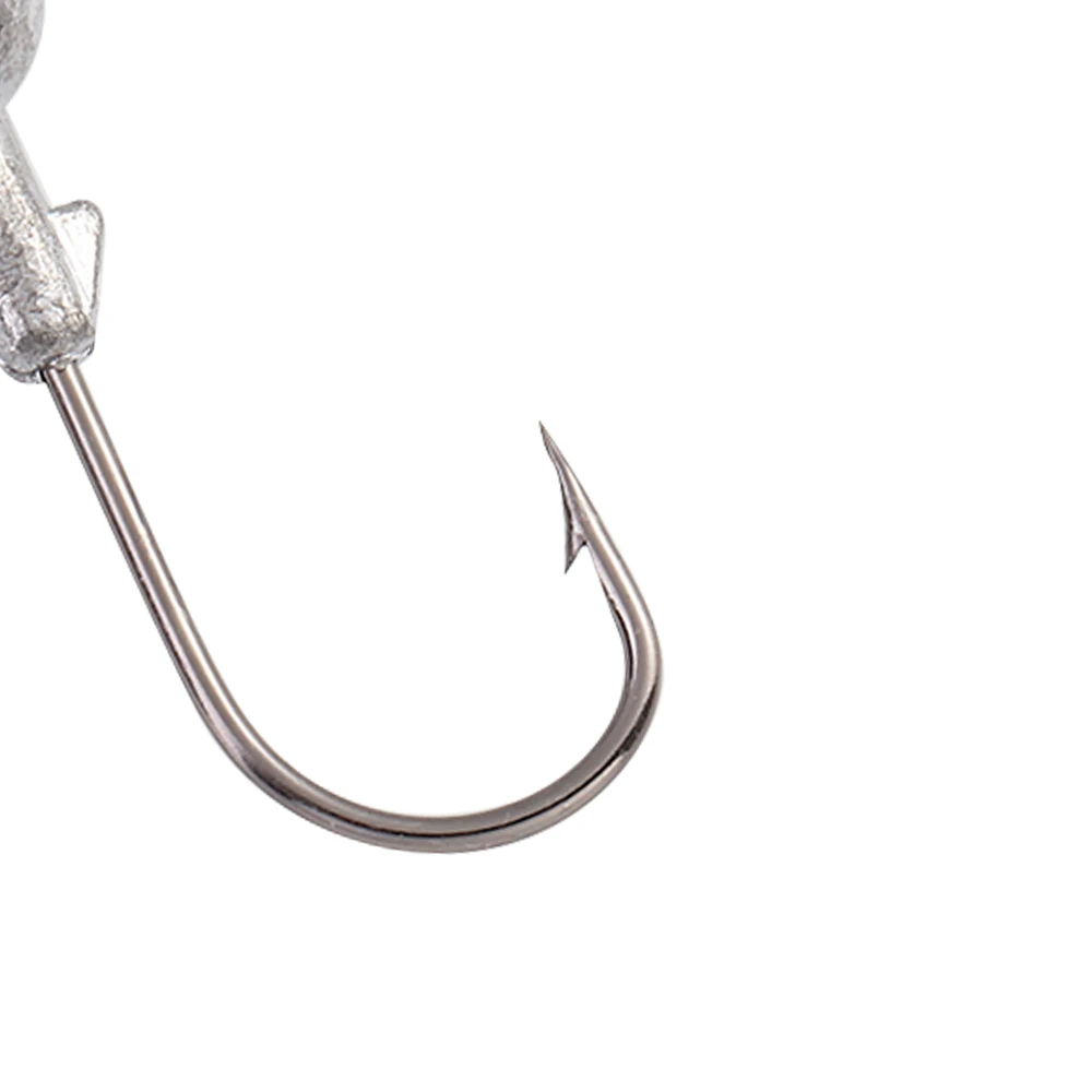 

10pc 1g,3.5g,5g,7g,10g crank Jig head hook fishing hook lead head Jig lure hard bait soft worm jig hook for fishing