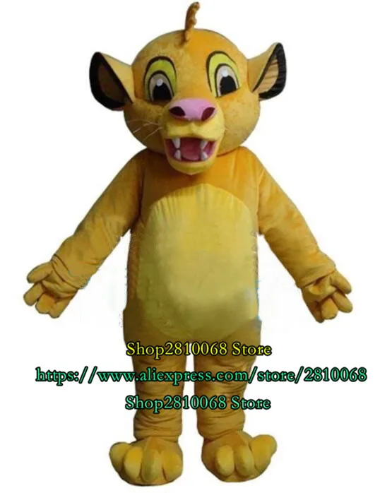 Маскарадный костюм с симбой Король Лев высококачественный костюм-талисман