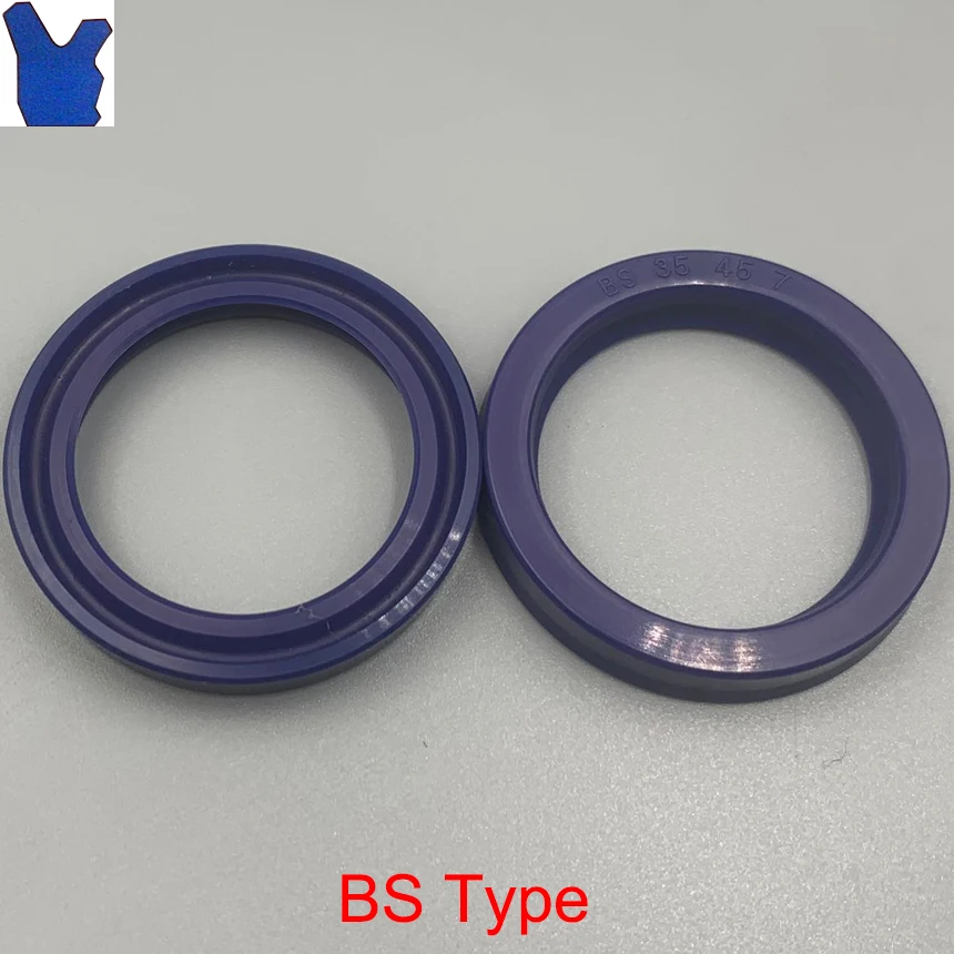 

BS 80*95*11.4 80x95x11.4 90*105*11.4 90x105x11.4 Blue Polyurethane PU Grooved Minor U Lip Piston Rod Shaft Ring Gasket Oil Seal