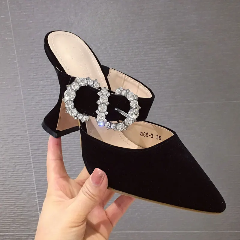 Женские свадебные туфли лодочки с острым носком на высоком каблуке|Женские