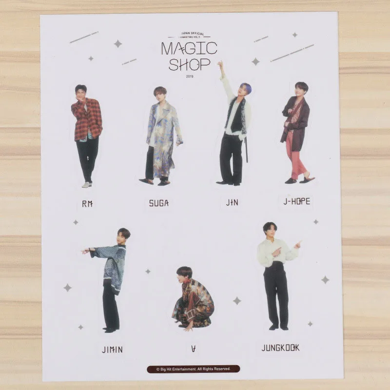 KPOP Bangtan Boys Magic Shop последняя наклейка карта душа Persona JUNG KOOK JIMIN JIN SUGA J-HOPE FH192