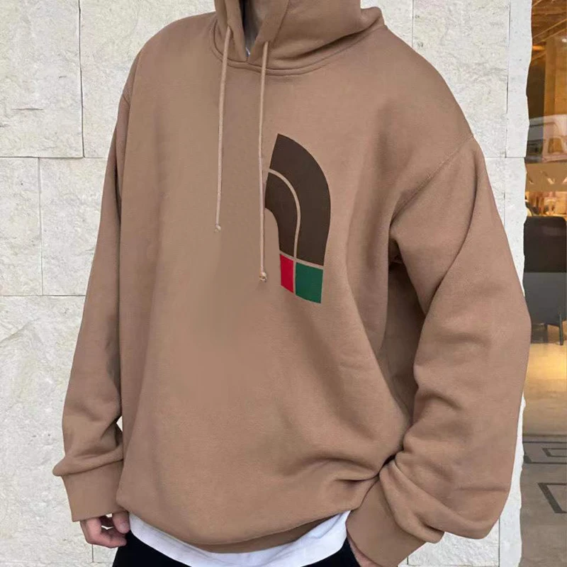 

Fall/Winter Fashion Sweater Men And Women Same Style Loose Fashion Trendy Black And White Red Style Long-Sleeved Cotton Hoodie