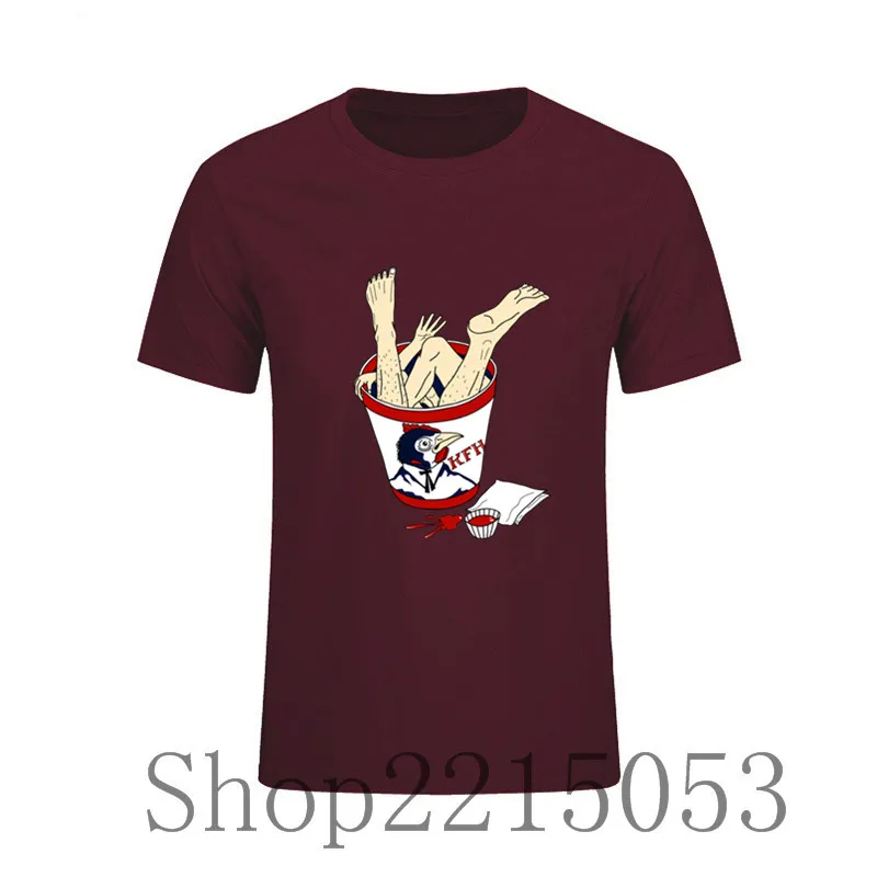 Мужские модные футболки с коротким рукавом жареные человеческие ноги